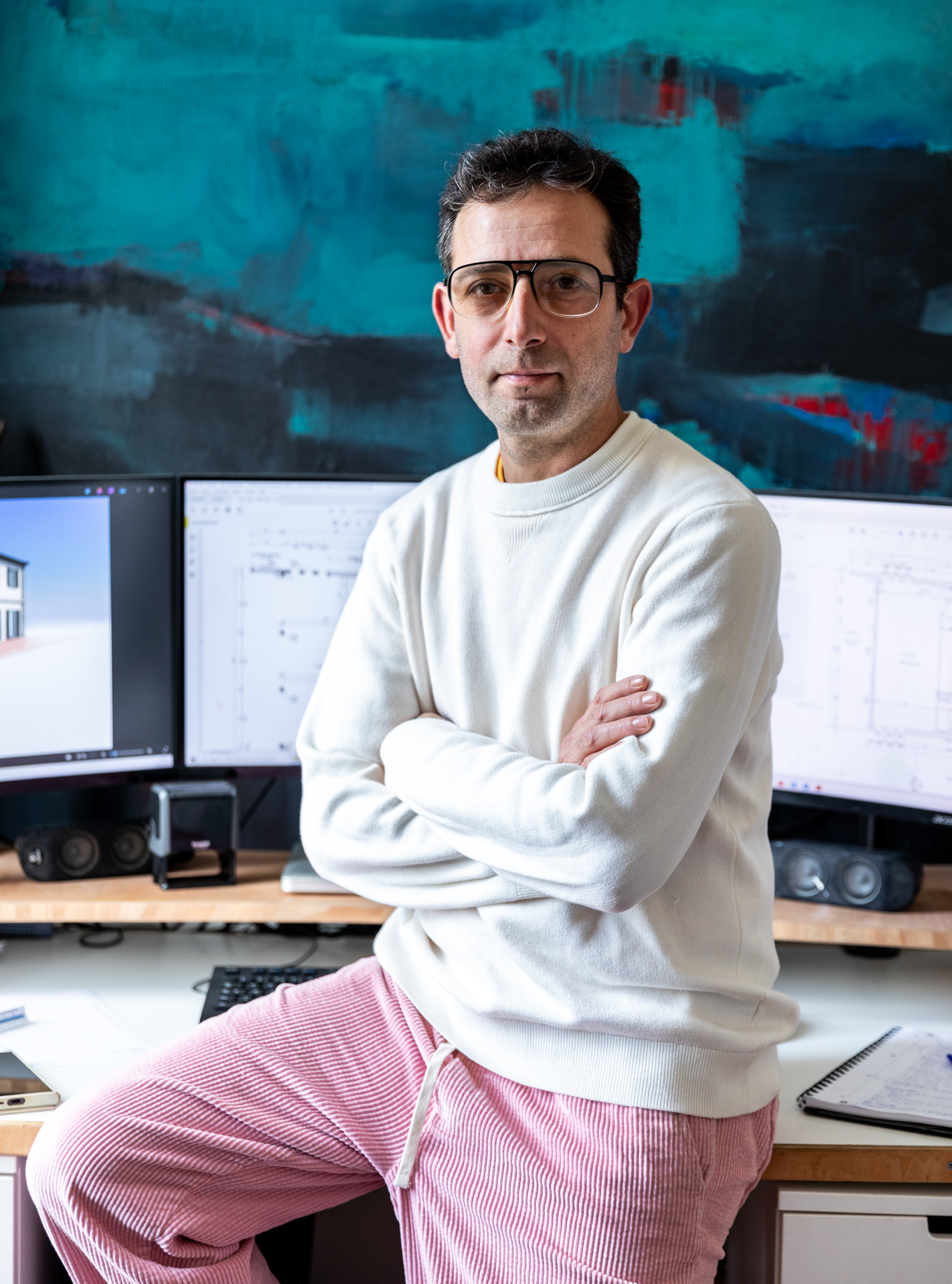 Portrait d'Olivier Aubert maitre d'œuvre